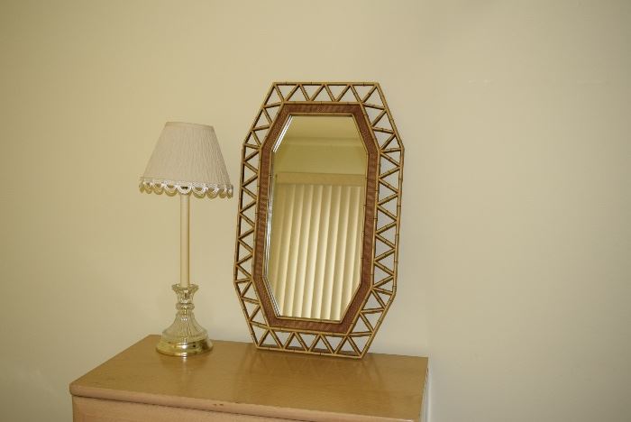 Mirror, Table Lamp