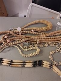 Bone necklaces