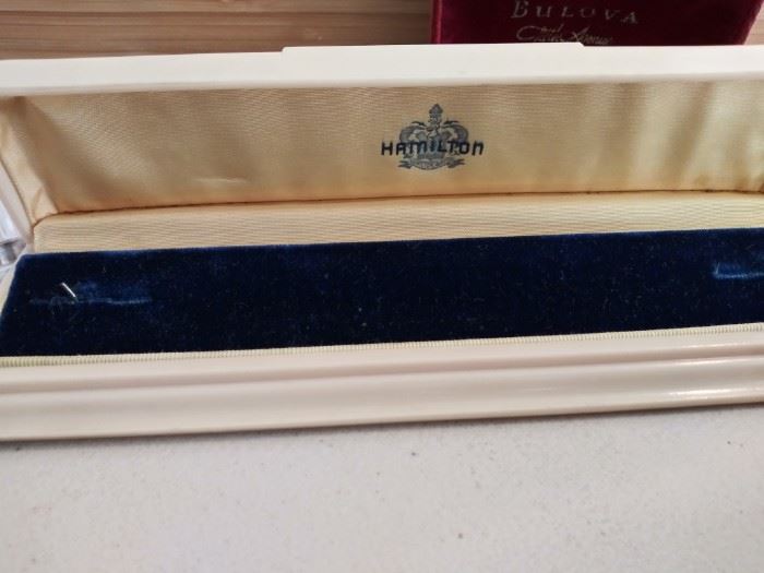 Vintage Hamilton watch box