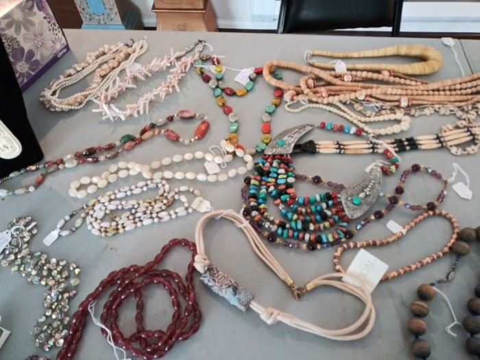 Assorted necklaces