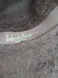 Vintage Merrimac Merri-Soie fur felt wool hat. Frederick & Nelson