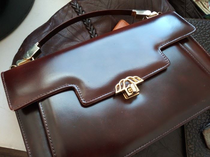Vintage leather handbags