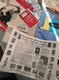 Vintage paper ephemera