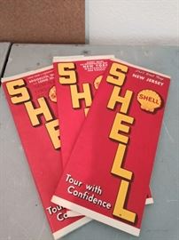 Vintage 1939 NY Worlds Fair Shell road maps