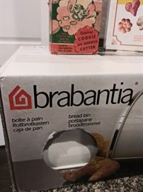 New in box Brabantia bread box - great for holiday gift