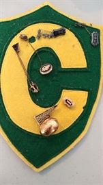 Vintage college sorority pins