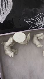 Dept 56 metal Snow Babies