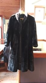 Sheared beaver? full lenth fur coat