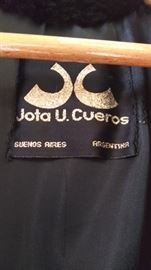 Sheared beaver? full lenth fur coat by Jota Cueros Argentina