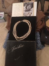 Jackie Kennedy pearls