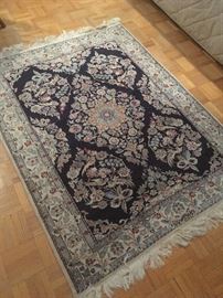 Stunning silk Persian rug