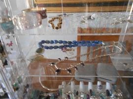 A fine squash-blossom and other sterling items...