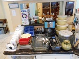 Great kitchen items and electronics.