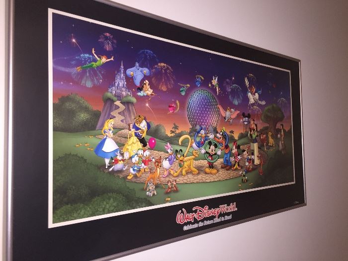 Framed Disney World framed print