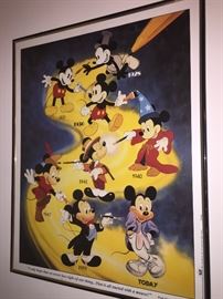Framed Disney print