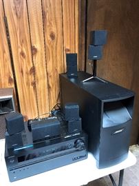 Bose Accoustimass and Onkyo Receiver