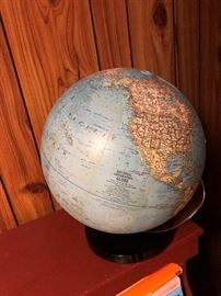 1976 National Geographic Globe