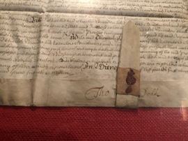 English Parchment Dated......605