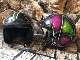 Vintage 70’s Motorcycle Helmets