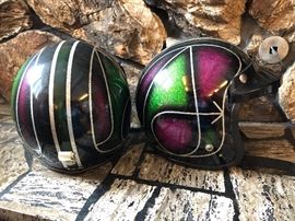 Vintage 70’s Motorcycle Helmets