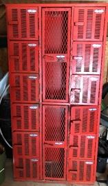 Vintage Metal Gym Lockers 