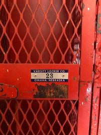 Vintage Metal Gym Lockers 