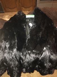 Black mink jacket 