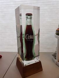 coke bottle in acrylic 