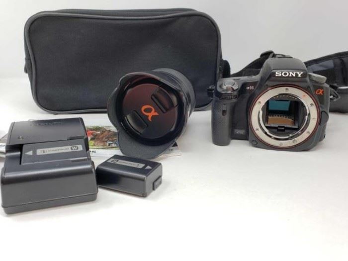 SONY Alpha DSLR SLT- A55V Camera & Sony DT 18-250mm f/3.5-6.3 Lens 