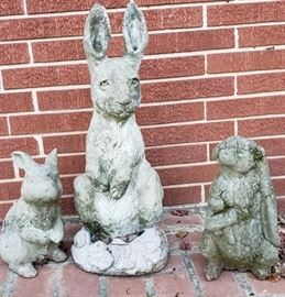 peter rabbit and friends statuary