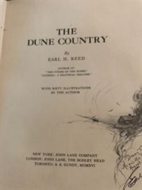 The Dune Country, First Edition by Earl H Reed (60 author illustrations)