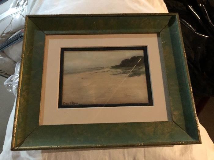 RARE EARL H REED etching, color