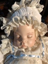 Vintage porcelain baby doll