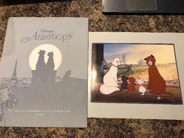 Disney 1996 lithograph, The Aristocats