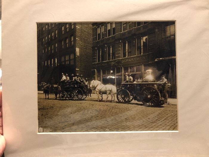 Chicago Historical Society photo, 1905 Chicago Fire Dept. 