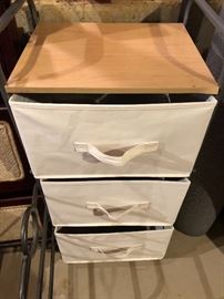 canvas storage bins