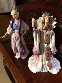 Lenox figurines; Stardust and The Snow Queen