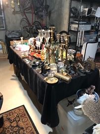 Candle holders & collectibles