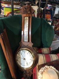 Large vintage barometer
