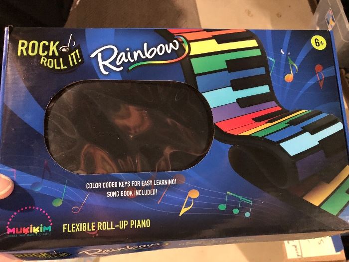 Rock & Roll It Rainbow flexible roll-up piano
