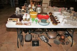 Pottery, Glass, Pots and Pans, Copper Items