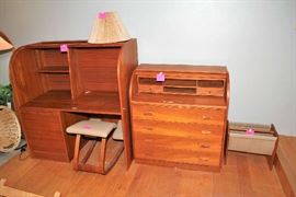 Two Roll Top Desks