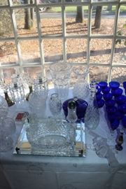 WATERFORD AND GLASSWARE