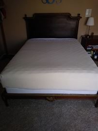 Queen size headboard - mattress set