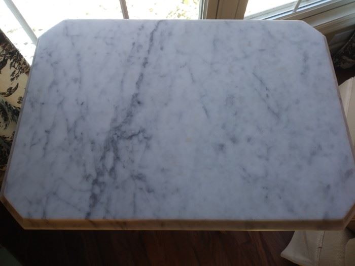 Marble table top - excellent!