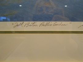 E. Joseph Fontaine - SWAN BOATS ON THE POND/A VIEW OF THE PUBLIC GARDEN, BOSTON