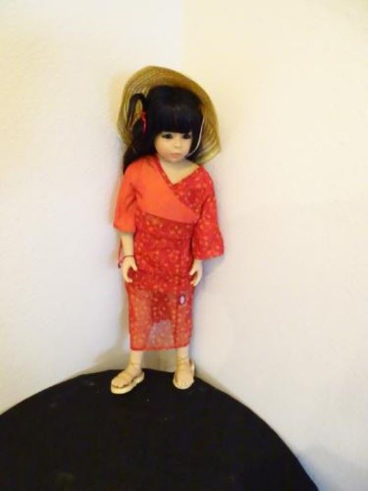 Vintage Goetz high end porcelain doll A Chinese woman