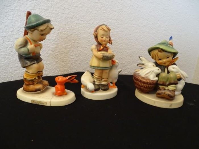 Vintage W. Goebel West Germany hand made and painted figurines