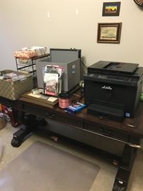 Nice printer; large desk