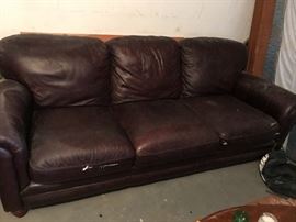 Leather couch